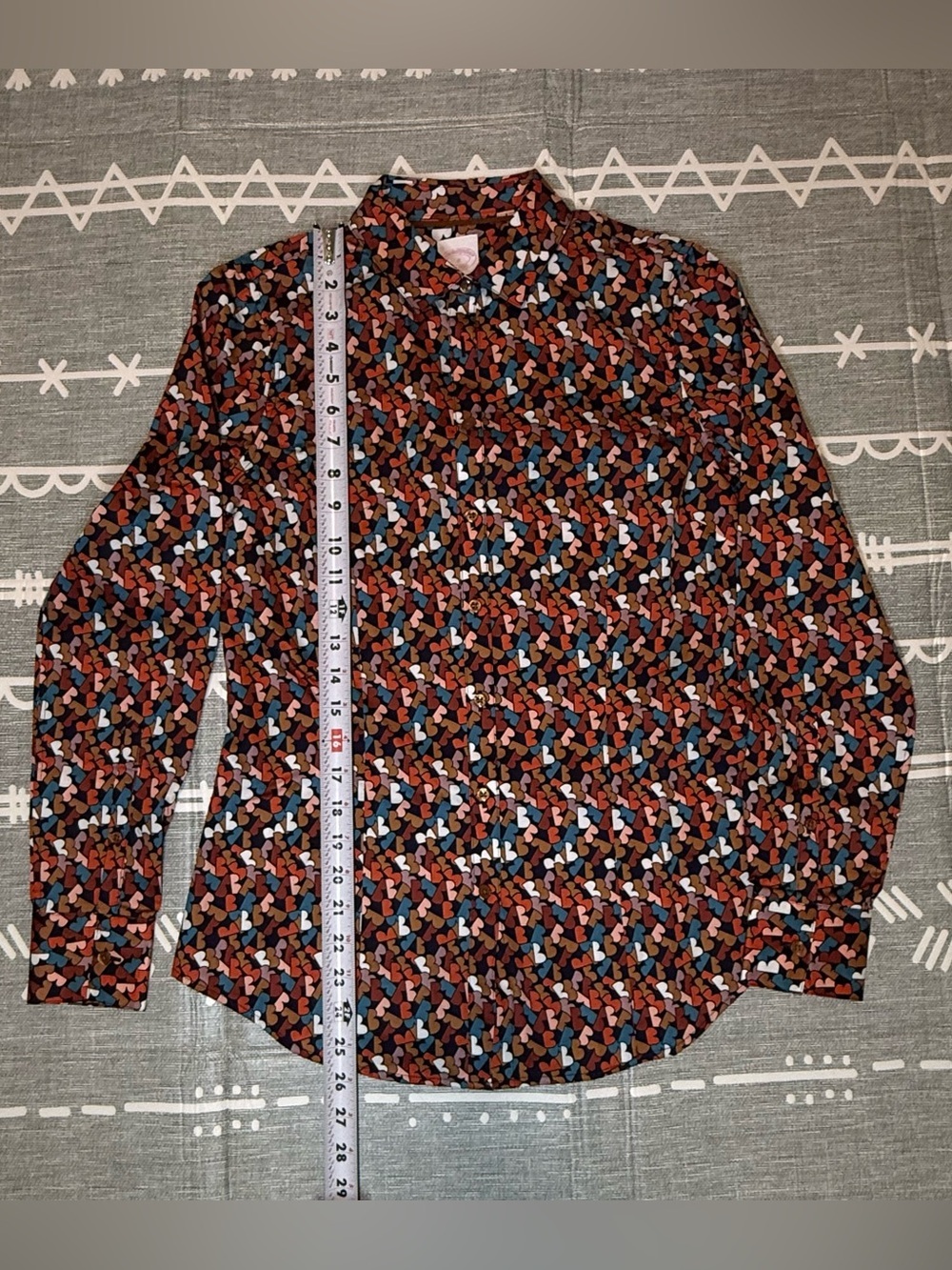 Brooks Brothers “B” Print Button-Up Shirt in Multi-Color - Picture 7 of 9